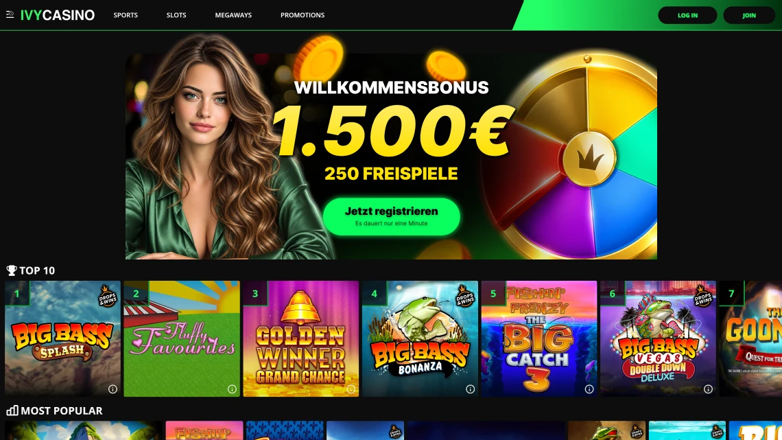 Ivybet lobby de juegos